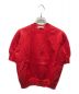 CELINE（セリーヌ）の古着「シルク混半袖ニット　3P76/3923」｜レッド