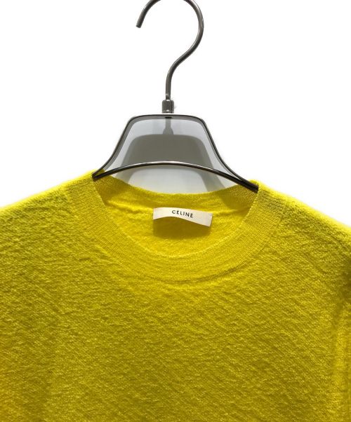 CELINE（セリーヌ）CELINE (セリーヌ) ウールニット　3Y77/5067 イエロー サイズ:Sの古着・服飾アイテム
