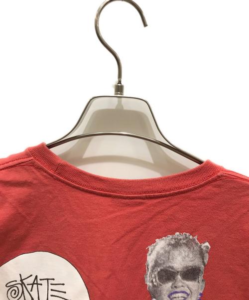 stussy（ステューシー）stussy (ステューシー) SKATE TOUGH TEE ピンク サイズ:XLの古着・服飾アイテム
