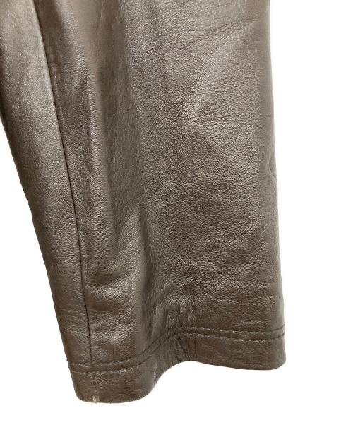 LICORICE（リコリス）LICORICE (リコリス) レザーコート ブラウン サイズ:LLの古着・服飾アイテム