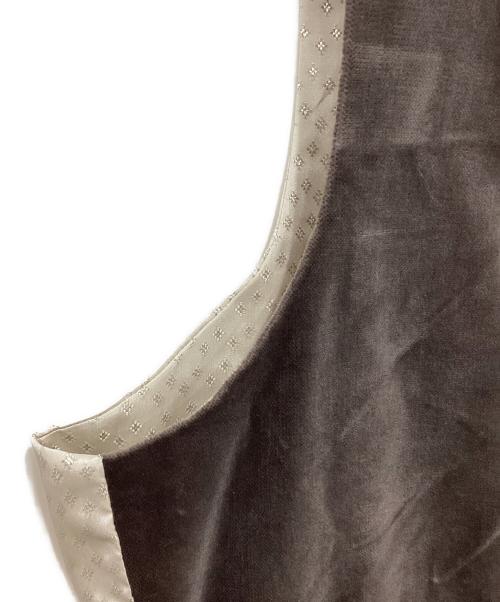 CINQUE CLASSICO（チンクエクラシコ）CINQUE CLASSICO (チンクエクラシコ) ベロアジレ グレー サイズ:46の古着・服飾アイテム