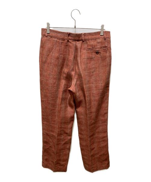 FRANK LEDER（フランクリーダー）FRANK LEDER (フランクリーダー) RED LINEN TROUSER　0813037 レッド サイズ:Mの古着・服飾アイテム
