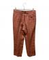 FRANK LEDER (フランクリーダー) RED LINEN TROUSER　0813037 レッド サイズ:M：7000円