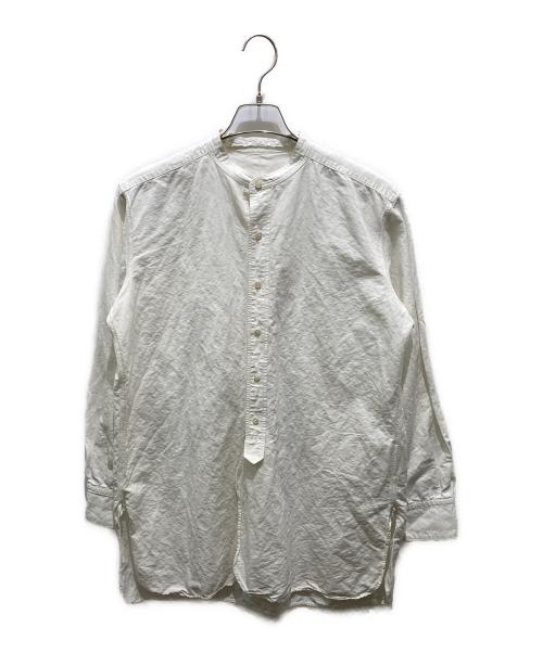 SUS SOUS（シュスー）SUS SOUS (シュスー) オフィサーシャツ　03-SS01116 ホワイト サイズ:9の古着・服飾アイテム