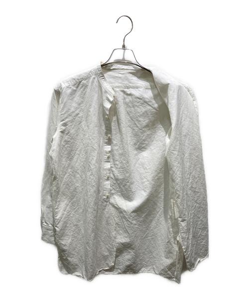 SUS SOUS（シュスー）SUS SOUS (シュスー) オフィサーシャツ　03-SS01116 ホワイト サイズ:9の古着・服飾アイテム