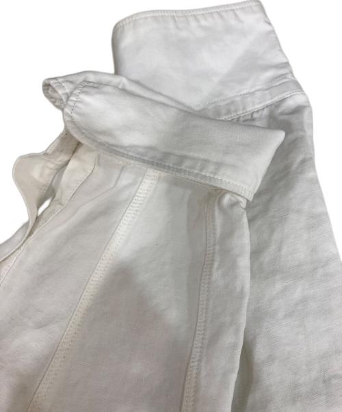 SUS SOUS（シュスー）SUS SOUS (シュスー) オフィサーシャツ　03-SS01116 ホワイト サイズ:9の古着・服飾アイテム