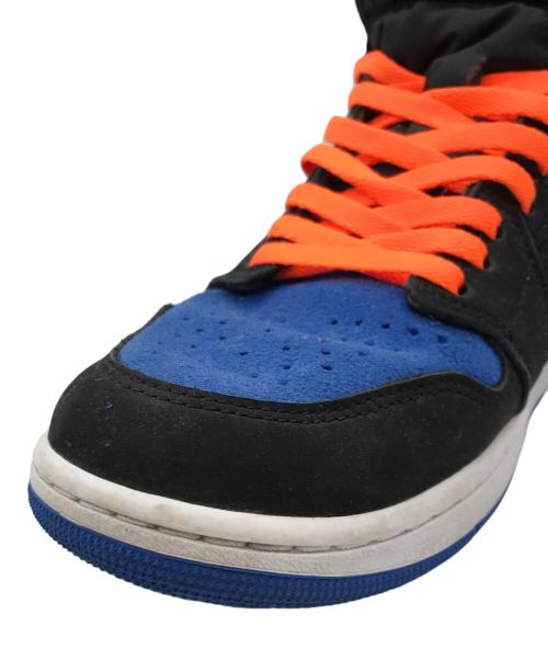 NIKE（ナイキ）NIKE (ナイキ) ハイカットスニーカー ブラック×ブルー サイズ:28㎝の古着・服飾アイテム