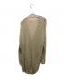 MM6 Maison Margiela (エムエムシックス メゾンマルジェラ) 鍵編みロングカーディガン　S32HA0239　ここのえタグ ベージュ サイズ:S：7000円