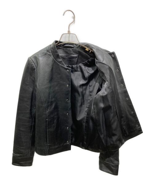 Comptoir des Cotonniers（コントワー・デ・コトニエ）Comptoir des Cotonniers (コントワー・デ・コトニエ) シープレザージャケット ブラック サイズ:XSの古着・服飾アイテム