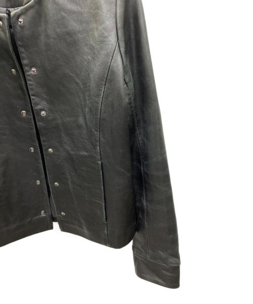 Comptoir des Cotonniers（コントワー・デ・コトニエ）Comptoir des Cotonniers (コントワー・デ・コトニエ) シープレザージャケット ブラック サイズ:XSの古着・服飾アイテム