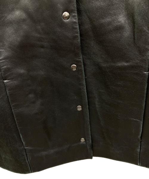 Comptoir des Cotonniers（コントワー・デ・コトニエ）Comptoir des Cotonniers (コントワー・デ・コトニエ) シープレザージャケット ブラック サイズ:XSの古着・服飾アイテム