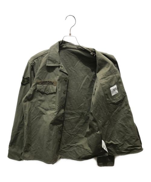 uniform experiment（ユニフォームエクスペリメント）uniform experiment (ユニフォームエクスペリメント) UTILITY SHIRT　UE-160001 カーキ サイズ:1の古着・服飾アイテム