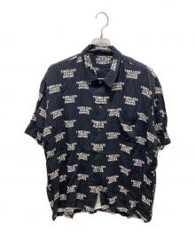 BUDSPOOL（バッズプール）の古着「TIMELESS CHAIN SMOKE オープンカラーシャツ」｜ブラック