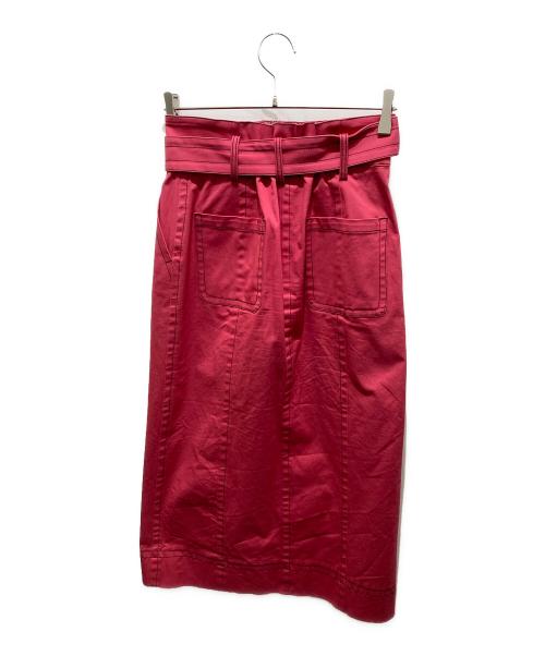 Diagram GRACE CONTINENTAL（ダイアグラム グレースコンチネンタル）Diagram GRACE CONTINENTAL (ダイアグラム グレースコンチネンタル) ステッチロングスカート　39121078-0 ピンク サイズ:38の古着・服飾アイテム