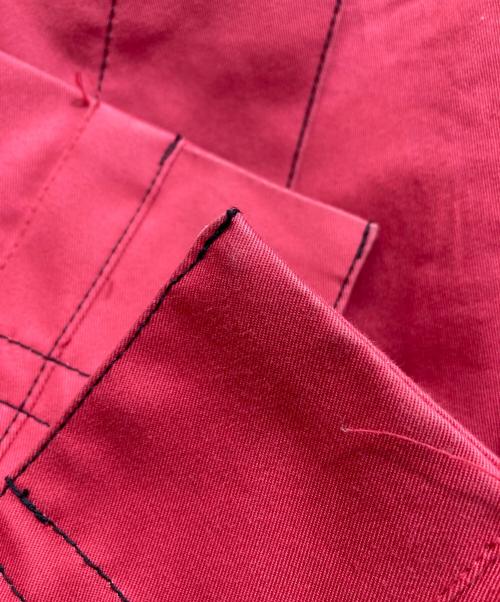 Diagram GRACE CONTINENTAL（ダイアグラム グレースコンチネンタル）Diagram GRACE CONTINENTAL (ダイアグラム グレースコンチネンタル) ステッチロングスカート　39121078-0 ピンク サイズ:38の古着・服飾アイテム