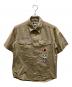 A BATHING APE（ア ベイシング エイプ）の古着「ワッペンシャツ　001SHA301018X」｜ベージュ