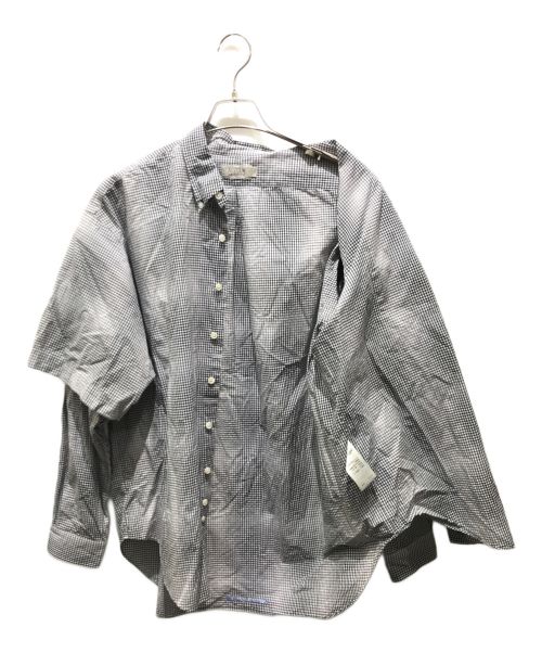 SEDAN ALL-PURPOSE（セダンオールパーパス）SEDAN ALL-PURPOSE (セダンオールパーパス) チェックBDシャツ　SD24S-SH04 ブラック×ホワイト サイズ:Lの古着・服飾アイテム