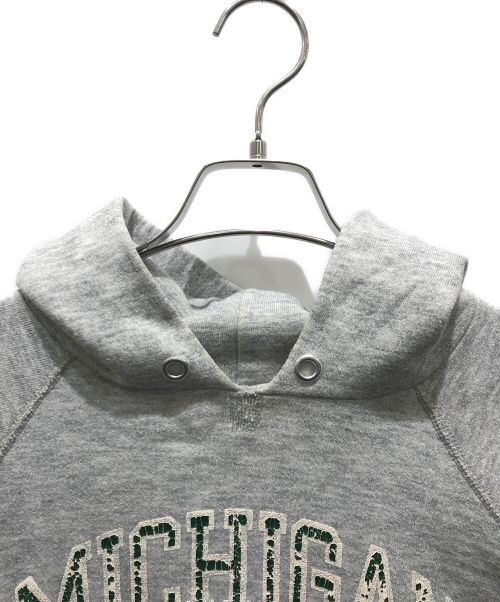 Champion（チャンピオン）Champion (チャンピオン) カレッジプリントパーカー　 80s トリコタグ グレー サイズ:XLの古着・服飾アイテム