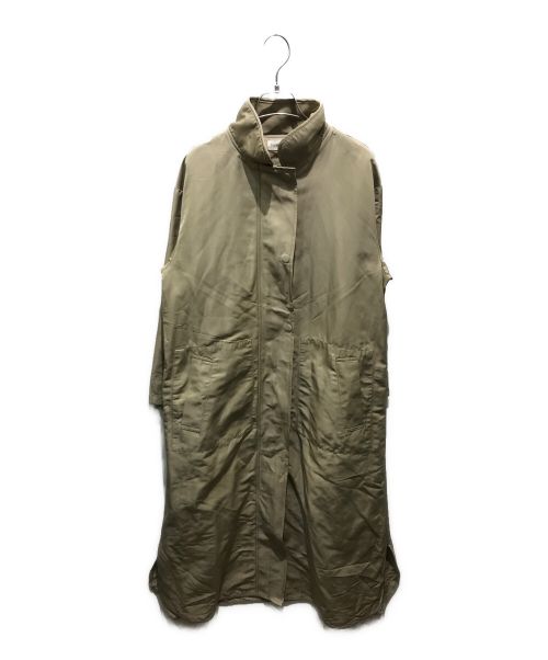 SUMI STYLE（スミ スタイル）SUMI STYLE (スミ スタイル) ボアベスト付き馬刺しゅうコート　EAZ5032108A0001 ベージュ サイズ:Fの古着・服飾アイテム