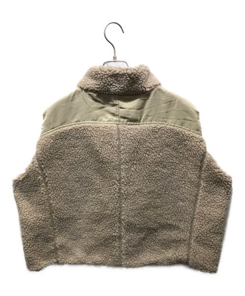 SUMI STYLE（スミ スタイル）SUMI STYLE (スミ スタイル) ボアベスト付き馬刺しゅうコート　EAZ5032108A0001 ベージュ サイズ:Fの古着・服飾アイテム