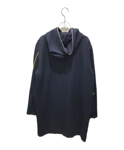 MCQ（マックキュー）MCQ (マックキュー) JERSEY LONG COAT　CMQN-YM-3002 ネイビー サイズ:Sの古着・服飾アイテム