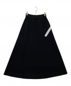LIMI feuリミフゥ）の古着「ストラップ付ジップポケットスカート」｜ブラック