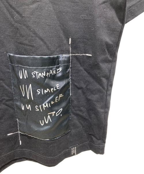 UN3D.（アンスリード）UN3D. (アンスリード) ビッグシルエットTシャツ ブラック サイズ:44の古着・服飾アイテム
