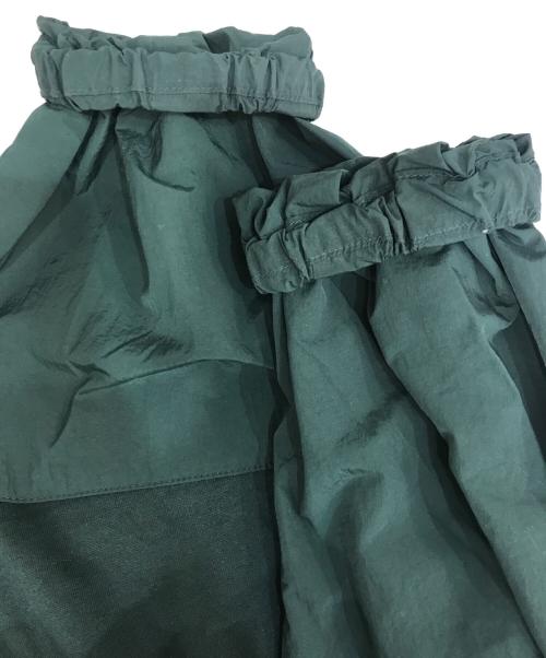 nagonstans（ナゴンスタンス）nagonstans (ナゴンスタンス) ナイロン切替カットソー　470FS280-0180 グリーン サイズ:Mの古着・服飾アイテム