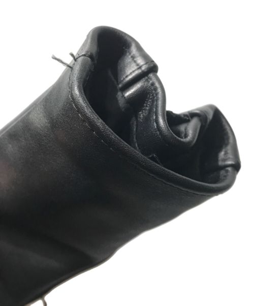 666（666）666 (666) タイトフィット サイドベルト ライダースジャケット　LJM-1TF ブラック サイズ:34の古着・服飾アイテム