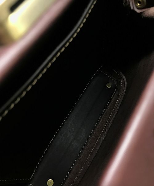 Herz（ヘルツ）Herz (ヘルツ) ハンドバッグ ブラウンの古着・服飾アイテム