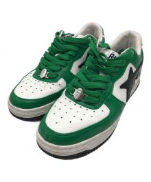 A BATHING APE（ア ベイシング エイプ）の古着「ローカットスニーカー　BAPE Men STA #3　0ZXSHM191303M」｜グリーン
