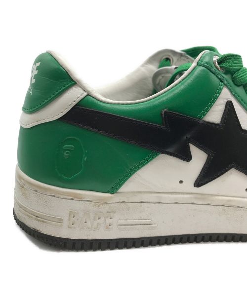 A BATHING APE（ア ベイシング エイプ）A BATHING APE (アベイシングエイプ) ローカットスニーカー　BAPE Men STA #3　0ZXSHM191303M グリーン サイズ:26の古着・服飾アイテム