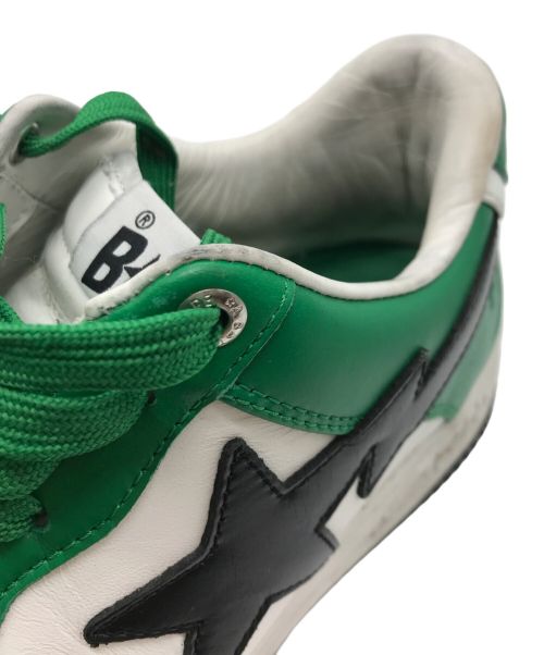 A BATHING APE（ア ベイシング エイプ）A BATHING APE (アベイシングエイプ) ローカットスニーカー　BAPE Men STA #3　0ZXSHM191303M グリーン サイズ:26の古着・服飾アイテム