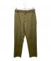 CABAN（キャバン）の古着「ドライウールタイプライター テーパードパンツ」｜カーキ