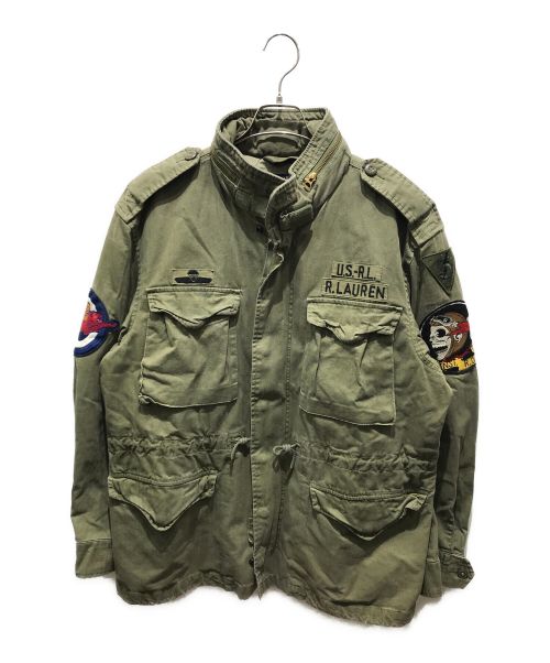 POLO RALPH LAUREN（ポロ・ラルフローレン）POLO RALPH LAUREN (ポロ・ラルフローレン) ミリタリージャケット　710723024001 カーキ サイズ:XLの古着・服飾アイテム