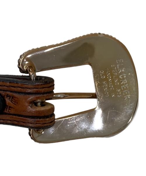 VOGT（ボグト）VOGT (ボグト) レザーベルト　041-142 ブラウン サイズ: 81cm (W32)の古着・服飾アイテム