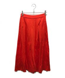 COGTHEBIGSMOKE（コグザビッグスモーク）の古着「HALO SEMI-FLARE SKIRT　8501-130-823-1」｜オレンジ