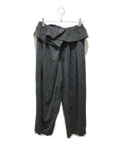 中古・古着通販】LOHEN (ローヘン) オーバーラップパンツ グレー 