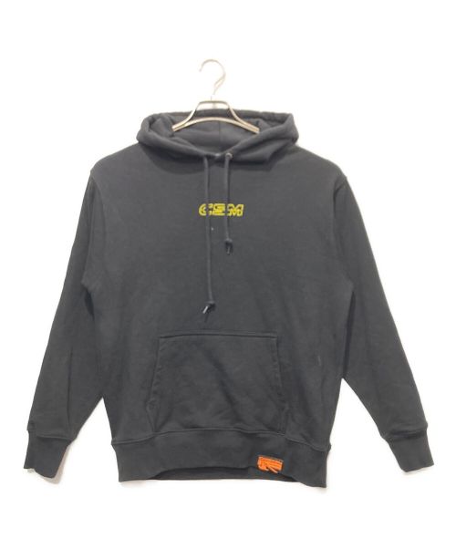 AIR TWOKYO（エアートウキョー）AIR TWOKYO (エアートウキョー) プリントパーカー ブラック サイズ:Lの古着・服飾アイテム