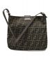 FENDI (フェンディ) ズッカ柄ショルダーバッグ ブラウン：43000円