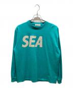WIND AND SEAウィンダンシー）の古着「Sea L/S Tee　WDS-SEA-22S-01」｜ブルー