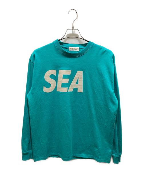 WIND AND SEA（ウィンダンシー）WIND AND SEA (ウィンダンシー) Sea L/S Tee　WDS-SEA-22S-01 ブルー サイズ:Lの古着・服飾アイテム