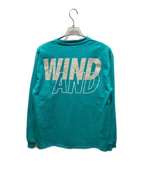 WIND AND SEA（ウィンダンシー）WIND AND SEA (ウィンダンシー) Sea L/S Tee　WDS-SEA-22S-01 ブルー サイズ:Lの古着・服飾アイテム