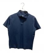 DESCENTEデサント）の古着「COOLIST D-TEC SEAMLESS H/S POLO SHIRT　DAMPGA61」｜ネイビー