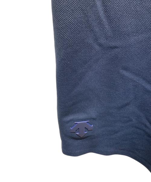 DESCENTE（デサント）DESCENTE (デサント) COOLIST D-TEC SEAMLESS H/S POLO SHIRT　DAMPGA61 ネイビー サイズ:Oの古着・服飾アイテム