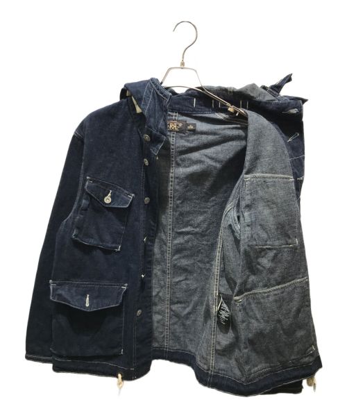 RRL（ダブルアールエル）RRL (ダブルアールエル) SURPLUS HOODED JACKET インディゴ サイズ:Mの古着・服飾アイテム