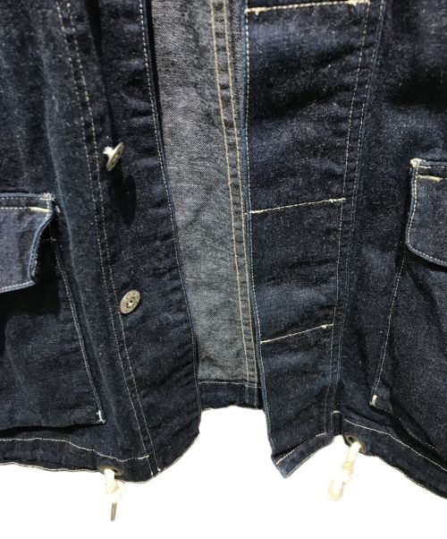 RRL（ダブルアールエル）RRL (ダブルアールエル) SURPLUS HOODED JACKET インディゴ サイズ:Mの古着・服飾アイテム