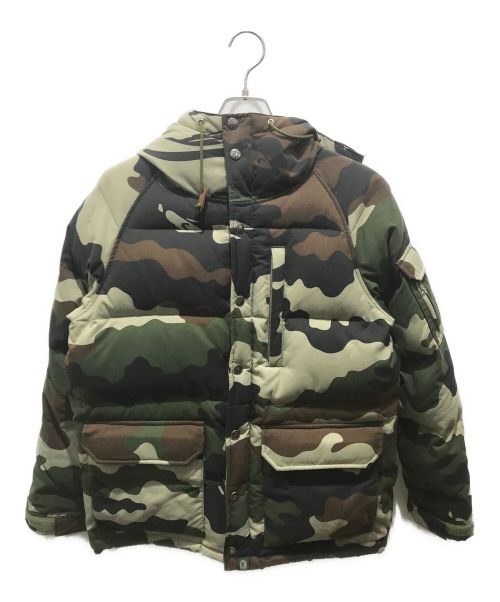 A BATHING APE（ア ベイシング エイプ）A BATHING APE (アベイシングエイプ) カモフラ柄ダウンジャケット　001HJ9601035 オリーブ サイズ:Mの古着・服飾アイテム