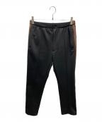 OPENING actオープニングアクト）の古着「サイドデザインナローストレートトラックパンツ」｜ブラック