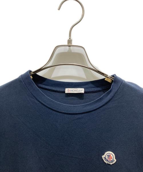 MONCLER（モンクレール）MONCLER (モンクレール) 半袖ロゴTシャツ　H29548C00023 ネイビー サイズ:12 / 152の古着・服飾アイテム